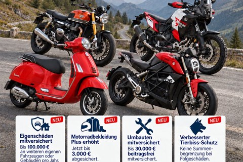 hmf Motorräder GmbH-News: Dein Motorrad. Dein Schutz. Jetzt mit 15 % Rabattaktion.