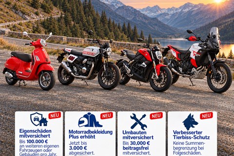 hmf Motorräder GmbH-News: Dein Motorrad. Dein Schutz. Jetzt mit 15 % Rabattaktion.