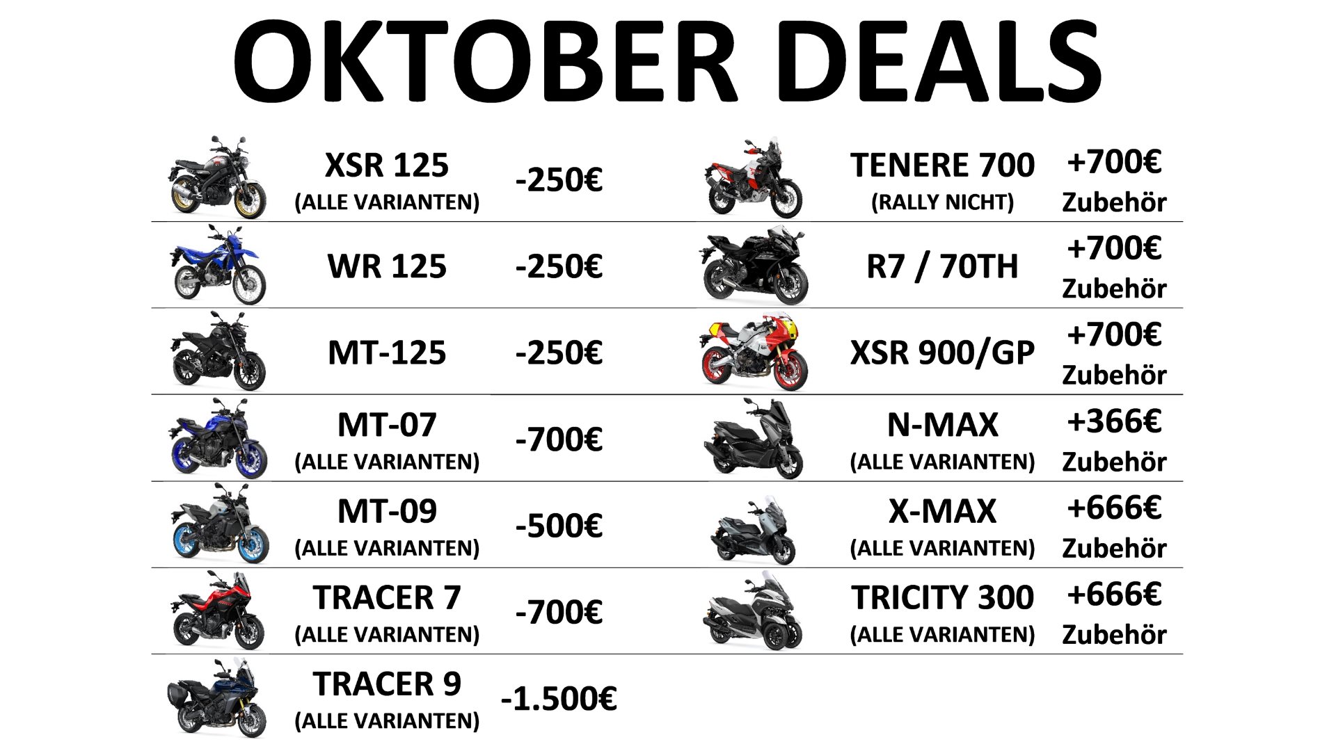 OKTOBER DEALS