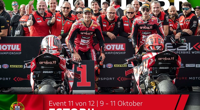WSBK Runde 11 in Estoril: Bulega bricht mit dem 29. Saisonsieg wieder einen Rekord