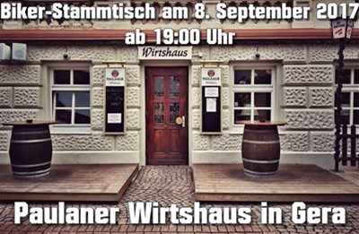 Biker-Stammtisch in Gera