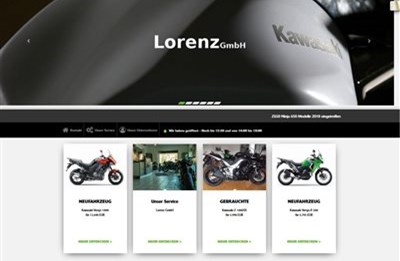 Kawasaki im neuen Design