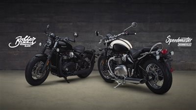 Bonneville Bobber Black & Bonneville Speedmaster
