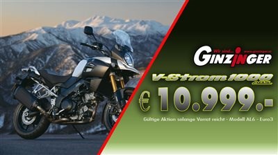 Suzuki V-Strom in Aktion bei Zweirad Ginzinger