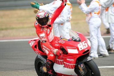 Loris Capirossi auf Platz 2 beim GP von Frankreich