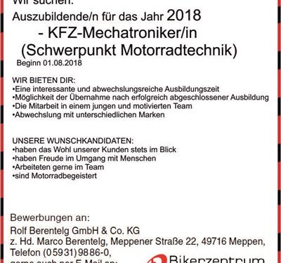 Ausbildung 2018