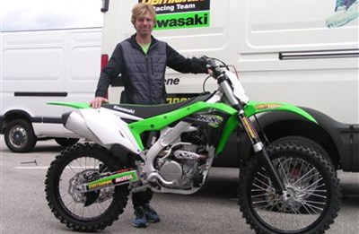 Kawasaki KX 250 F übergeben!