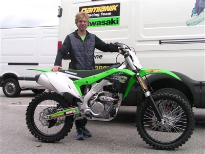 Kawasaki KX 250 F übergeben!