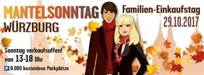 Mantelsonntag geöffnet - 20% Aktion