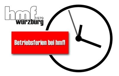 Betriebsferien vom 14. bis 21.01.2019