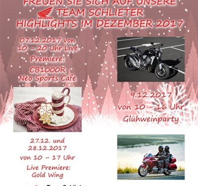 Unsere Gold Wing Premiere Modell 2018