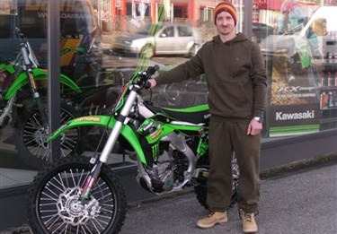 MX - Rückkehrer  holt seine neue KX 250 F  ab!