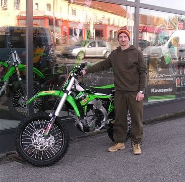 MX - Rückkehrer  holt seine neue KX 250 F  ab!