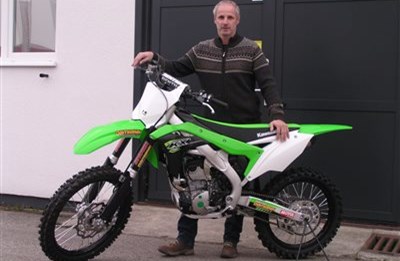 Übergabe einer neuen KX 250 F!