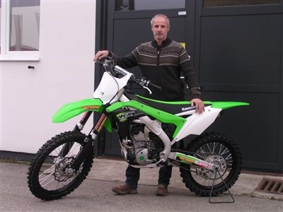 Übergabe einer neuen KX 250 F!