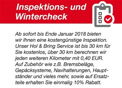 Honda Semmler - Winter - Inspektion