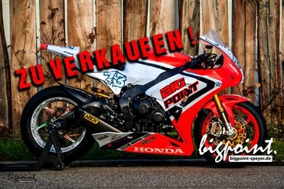 Rennmotorrad mit 209 PS zu verkaufen – Honda Fireblade