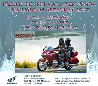 Gold Wing Premiere Bild 1: Gold Wing Premiere