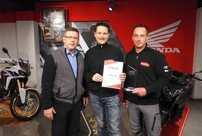 Honda Semmler - Auszeichnung von der Honda Bank GmbH