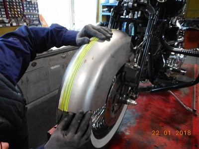 Maßgeschneideter Kotflügel