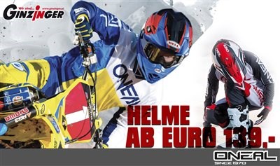 MotoCross MX Katalog von Oneal jetzt bei Zweirad Ginzinger