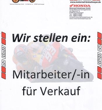 Motorrad Verkäufer/-in gesucht 