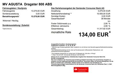 Das A.T.T.-Team bietet Ihnen ein paar MV Agusta`s  zu Top Preisen zum Saisonstart! - Bild 8