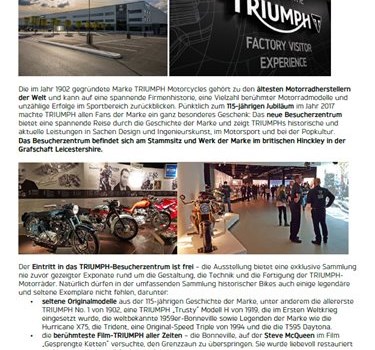 England Tour mit Besuch des Triumph Museum in Hinckley - Bild 7