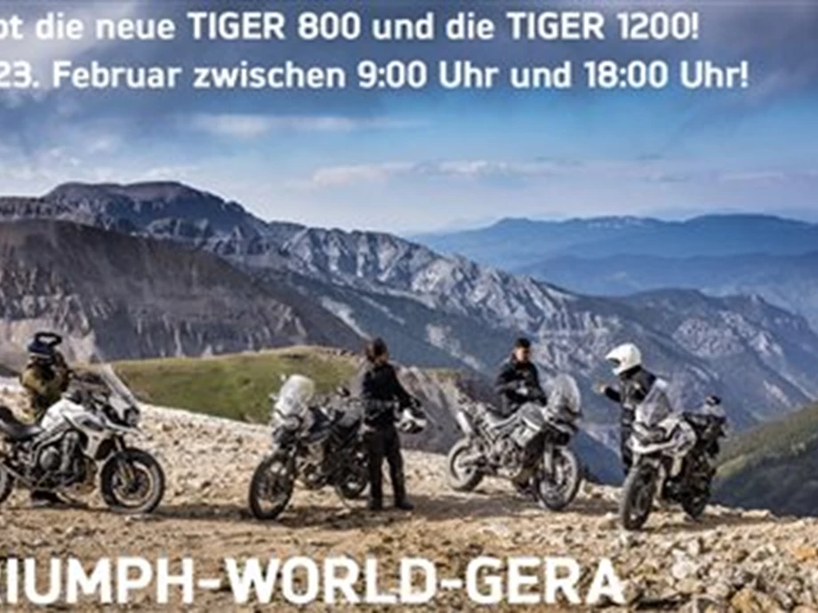 Die neue TIGER 800 und TIGER 1200 - LIVE Bild 1: Die neue TIGER 800 und TIGER 1200 - LIVE