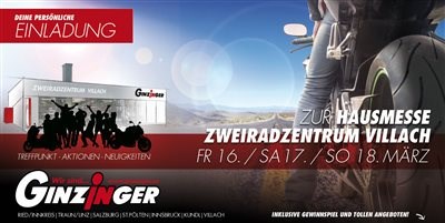 Ginzinger Hausmesse Villach 16. bis 18. März