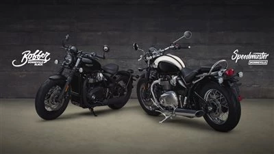 Triumph Bobber & Speedmaster + Vespa Vorstellung Bild 1: Triumph Bobber & Speedmaster + Vespa Vorstellung