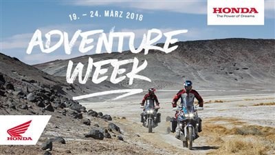 Adventure Week von 19.-23. März 2018 bei Honda Schmidinger
