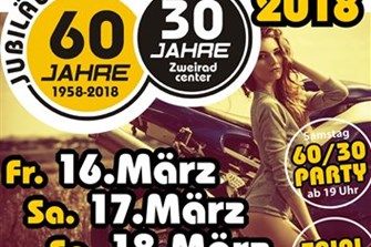 Motorradmesse am 16. 17. und 18. März 2018
