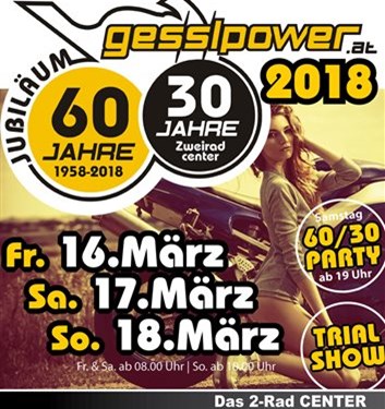 Motorradmesse am 16. 17. und 18. März 2018 Motorradmesse am 16. 17. und 18. März 2018