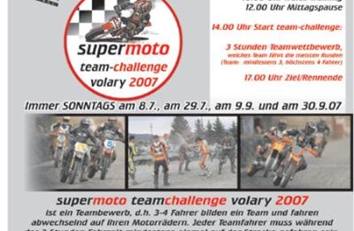3 Std. Supermoto Team Challenge in Volary  (CZ)