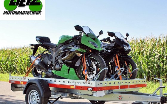 Motorradanhänger gebremst für 3 Bikes  - Bild 1