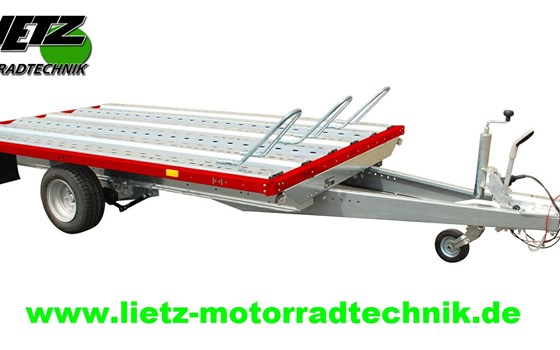 Motorradanhänger gebremst für 3 Bikes  - Bild 2