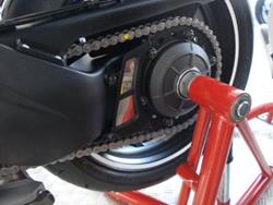 Kettenschutz Edelstahlaplikationen CB 1000R