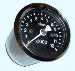 Highway Hawk elektronischer Drehzahlmesser CHROM