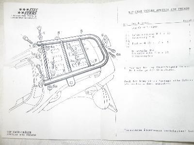 Pegaso 650 Topcaseträger / Gepäckträger - Bild 3