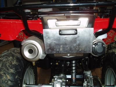 Kennzeichenhalter  Honda TRX 420 - Bild 1