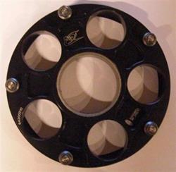 STM Kettenradadapter schwarz f&#252;r Ducati Einarmschwinge