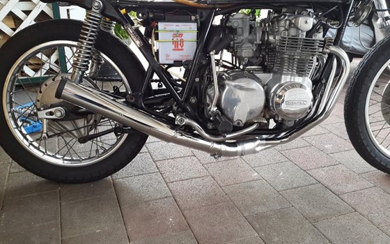 MARVING-RACING-4-1 Auspuffanlage aus verchromtem Stahl, für alle CB 500 Four `72-`78 und CB 550 Four F1/F2/K3 `75-`78, ohne TÜV-Gutachten! - Bild 1 MARVING-RACING-4-1 Auspuffanlage aus verchromtem Stahl, für alle CB 500 Four `72-`78 und CB 550 Four F1/F2/K3 `75-`78, ohne TÜV-Gutachten! - Bild 1