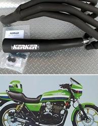 KERKER Meg Series ELR, 4-1 Auspuffanlage aus schwarzlackiertem Stahl, für Z 1000 J/R, GPZ 1100 B1/B2 `80-`83, mit TÜV-Gutachten! KERKER Meg Series ELR, 4-1 Auspuffanlage aus schwarzlackiertem Stahl, für Z 1000 J/R, GPZ 1100 B1/B2 `80-`83, mit TÜV-Gutachten!