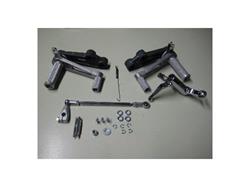 TAROZZI-Fußrastenanlage mit TÜV-Gutachten, KAWASAKI Z 1, Z 900 A4, Rear Set Kit Z1, KZ900