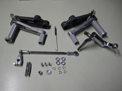 TAROZZI-zurückverlegte Sport-Fußrastenanlage mit TÜV-Gutachten für alle KAWASAKI Z 1000 A