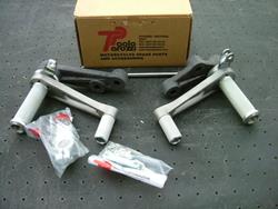 TAROZZI-zurückverlegte Sport-Fußrastenanlage mit TÜV-Gutachten für alle SUZUKI GSX 1100 S Katana