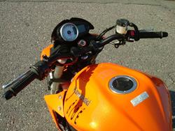 ABM-BOOSTER-Lenkerumbau, inkl. schwarzen Klemmböckchen für alle KAWASAKI Z 750, Z 1000, BOOSTER-Lenker u. Lenkerenden sind schwarz eloxiert