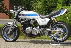 K&J-Aluminium-Rundrohrschwinge, NEO CLASSIC, für alle CB 900 F, CB 1100 F `79-`82