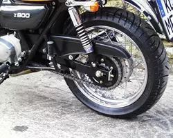 Speichenradumbau, hinten, mit Alu-Felge 4,25 x 18 für alle Z 1, Z 900 A4, Z 1000 A Speichenradumbau, hinten, mit Alu-Felge 4,25 x 18 für alle Z 1, Z 900 A4, Z 1000 A